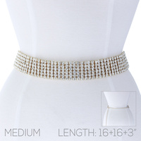 RHINESTONE PAVE BELT